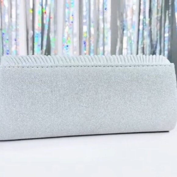 Neiman Marcus Sparkling Rhinestone Bow Shoulder Bag - Picture 8 of 8